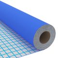 vidaXL Samolepiacia tapeta na nábytok lesklá modrá 500x90 cm PVC