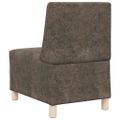 vidaXL Bezrúčková modulárna sofa jednotka 2 ks Tmavo šedá