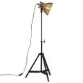 vidaXL Podlahová lampa 25 W starožitná mosadzná 35x35x65/95 cm E27