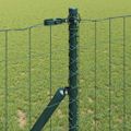 vidaXL Euro plotový základ 10 x 1,4 m PVC potiahnutá oceľ Zelená
