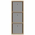 vidaXL Servírovacia skriňa Remeselný dub 30,5 x 27 x 84,5 cm