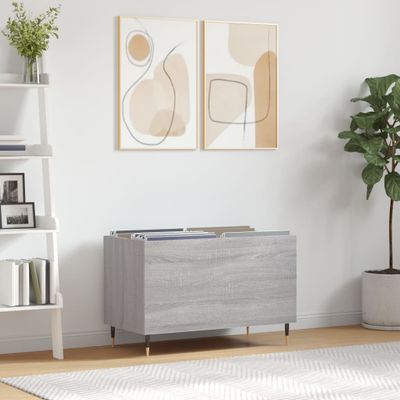 vidaXL Skrinka na platne sivá sonoma 74,5x38x48 cm kompozitné drevo