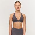 Športová podprsenka Halter Fierce Grey - GymBeam, veľkosť L