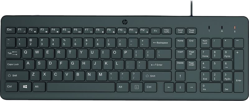 HP 150/Drátová USB/UK layout/Čierna