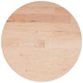 vidaXL Okrúhla stolová doska Ø50x1,5 cm neošetrený dubový masív