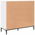 vidaXL Servírovacia skriňa Biela 89,5 x 33 x 82 cm Kompozitné drevo