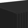 vidaXL TV nástenná skriňa 59,5 x 31 x 60 cm Čierna Kompozitné drevo