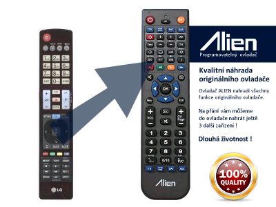Diaľkový ovládač ALIEN LG AKB73756523