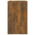 vidaXL Nočný stolík dymový dub 50x36x60 cm spracované drevo