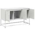 vidaXL TV skrinka biela 100,5x39x60,5 cm oceľ