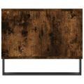 vidaXL Konferenčný stolík dymový dub 90x50x40 cm kompozitné drevo