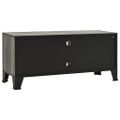 vidaXL TV skrinka sivá 105x36x47 cm kov a MDF