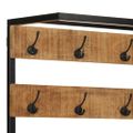 vidaXL Vešiak na kabáty+priestor na topánky 68x30x182cm, mangový masív