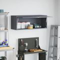 vidaXL Nástenná skriňa do garáže Antracit 90 x 33 x 35 cm