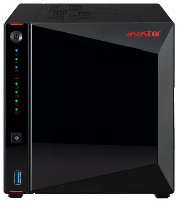 Asustor Nimbustor 4 Gen2  AS5404T 4 Bay NAS, Quad-Core 2.0GHz CPU, Dual 2.5GbE Ports, 4GB DDR4, 4x M.2 SSD Slots Sieťové úložisko NAS, 4× 2,5"/3,5" SATA III, 4× M.2, quad-core 2,0GHz, 4GB DDR4, 2× 2,5GbE LAN, 3× USB 3.1, 1× HDMI