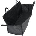 vidaXL Poťah na sedadlo auta pre psov čierny 137x46x50 cm
