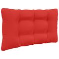 vidaXL Vankúš na vonkajšiu pohovku Polyester Červená 80 x 68,5 cm