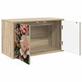 vidaXL Nástenný TV kabinet BORNE 69 x 33 x 40 cm Dub sonoma