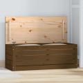 vidaXL Úložný box medovo-hnedý 89x36,5x33 cm masívna borovica