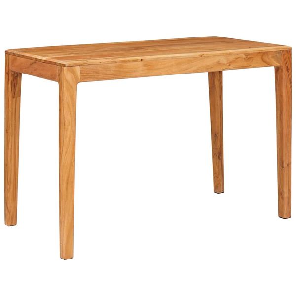 vidaXL Jedálenský stôl Hnedá 110 x 55 x 76 cm Pevné akáciové drevo