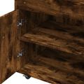 vidaXL Barový vozík dymový dub 60x39,5x89 cm kompozitné drevo