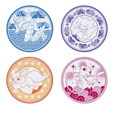 Sada tanierov Pokémon - Japanese Style, 4 ks
