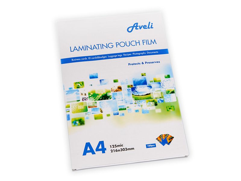 Laminovacie fólie AVELI A4/250mic (2x125), lesklé
