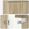 vidaXL Nástenná umývadlová skrinka Dub sonoma 49,5 x 41 x 64,5 cm