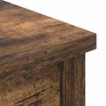 vidaXL Highboard Dub dymový 37,5x35x180 cm Upravené drevo