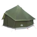vidaXL Tipi stan 6-miestny Olivovo zelená Polyester a oceľ