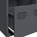 vidaXL Komoda antracitová 68x39x73,5 cm oceľ valcovaná za studena