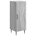 vidaXL Servírovacia skriňa Sivá sonoma 33 x 34,5 x 89,5 cm