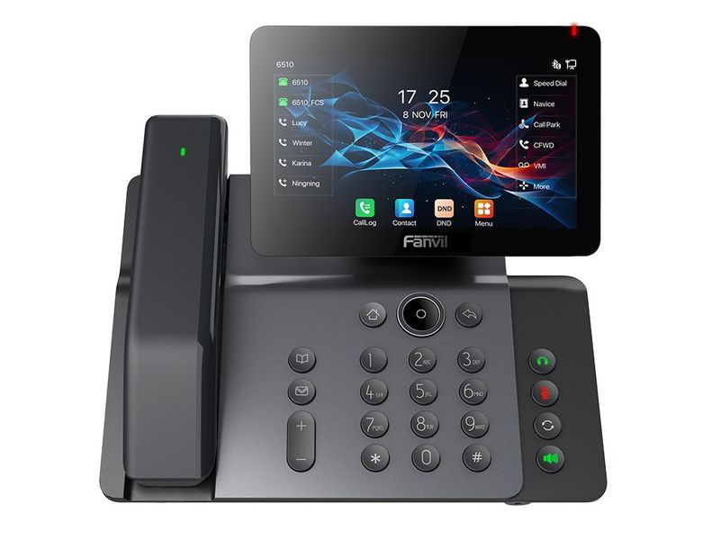 Fanvil V66 Pro SIP telefón, 7'' dotyk.displej, Wi-Fi, BT, BT slúchadlo, H.264