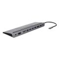 DELTACO USBC-DOCK2, Dokovacia stanica USB-C 8v1