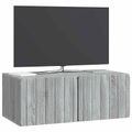 vidaXL Nástenná TV skrinka 78,5 x 41 x 30 cm Sivý Sonoma