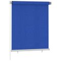 vidaXL Vonkajšia zatemňovacia roleta 125 (Š) x 140 (V) cm modrá HDPE