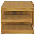 vidaXL Nástenná kúpeľňová skrinka 110x40x30 cm masívne tíkové drevo