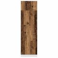 vidaXL Skrinka na chladničku “Lyon” Old Wood 60x57x207 cm