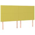vidaXL Boxspring posteľ s matracom zelená 160x200 cm látka