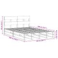 vidaXL Posteľ bez matraca 150x200 cm masívna borovica
