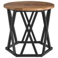 vidaXL Zostaviteľný bočný stôl 3 ks Staré drevo 53 x 53 x 40 cm