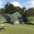 vidaXL Teepee stan pre 7 osôb 7-miestny Zelená a šedá