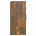 vidaXL Komoda dymový dub 40x33x70 cm spracované drevo