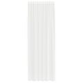 vidaXL Čipková záclona Biela 280 x 150 cm Polyester