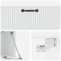 vidaXL Nástenná TV skrinka Biela 98 x 31 x 30 cm Kompozitné drevo