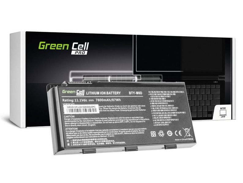 Green Cell MS10PRO batéria pre MSI GT60 GT70 GT660 GT680 GT683 GT780 GT783 GX660 GX680 GX780