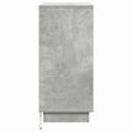 vidaXL Nočný stolík Betónová šedá 71 x 34,5 x 75 cm Kompozitné drevo