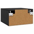 vidaXL Nočný stolík Čierny dub 35 x 35 x 20 cm Kompozitné drevo
