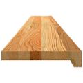 vidaXL Okenný parapet 2 ks svetlohnedá 140x20x2 cm dubový masív