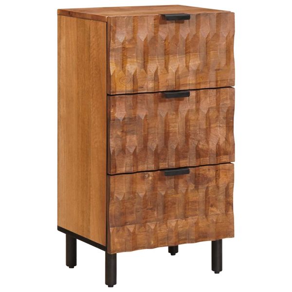 vidaXL Servírovacia skriňa Drevité hnedé dokončenie 40 x 33 x 75 cm